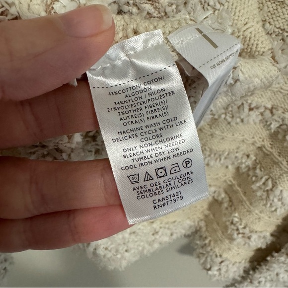 Ann Taylor NWT Striped Fringe Knit Jacket Blazer Cardigan - Picture 5 of 8